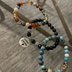 Gemstone Charm Bracelets 