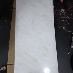 White Marble Countertop Remnants – Finished Edges – 3 Slabs