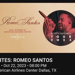 ROMEO SANTOS PLATINUM LEVEL $200 EACH 