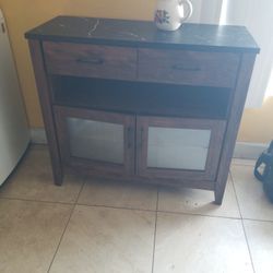 Coffee Bar Cabinet 2 Drawers.