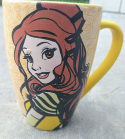 Disney Parks Belle It's Hard To Be A Beauty When Mornings Are A Beast Yellow Mug