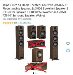 Jamo S 809 Home Theater System
