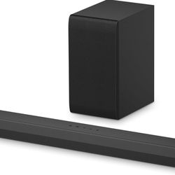 LG S40T 2.1 ch.Soundbar with Wireless Subwoofer, TV Synergy, Wow Interface, AI Sound Pro (S40T.DUSALLK)