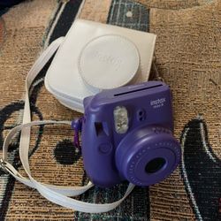 Purple Instax Polaroid Camera
