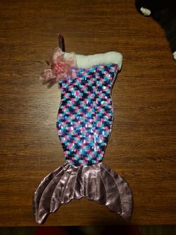 Mermaid tail stocking