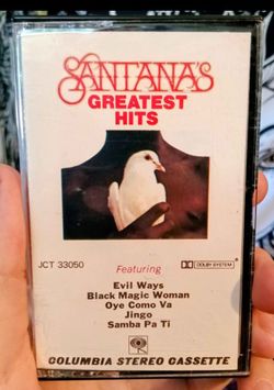 the best of Santana cassette tape