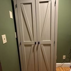 Desk and Storage Cabinet 