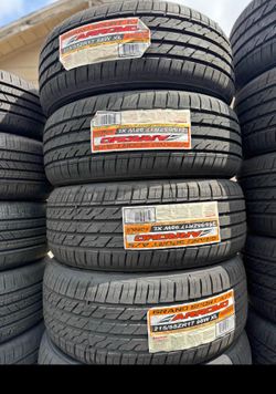 🔆215 55 R 17 Arroyo Tires ya instaladas y balanceadas con 50 000 mil millas de Garantia 🔆