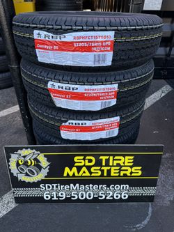 4 NEW TIRES ST205/75/15 RBP Conveyor St  $330 Cash Price 🐝 🛞 FREE INSTALLATION 🐝 🛞