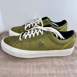 Converse One Star OX Low Mens Casual Sneaker Shoes Olive Green 172349C Size 11.5