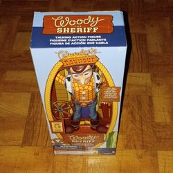 Woody The Sheriff Disney Store Interactive Talking Action Figure!