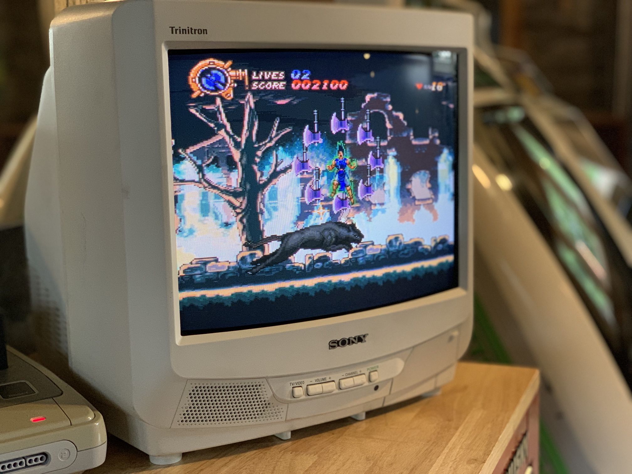13” Sony Trinitron CRT TV *professionally Serviced* Rare Retro Gaming Monitor Ex Cond