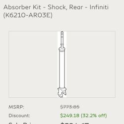 Infiniti Absorbers K6210-AR03E