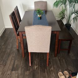 5 Piece Dining Room Table Set