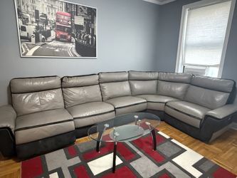 Italian Leather Couch