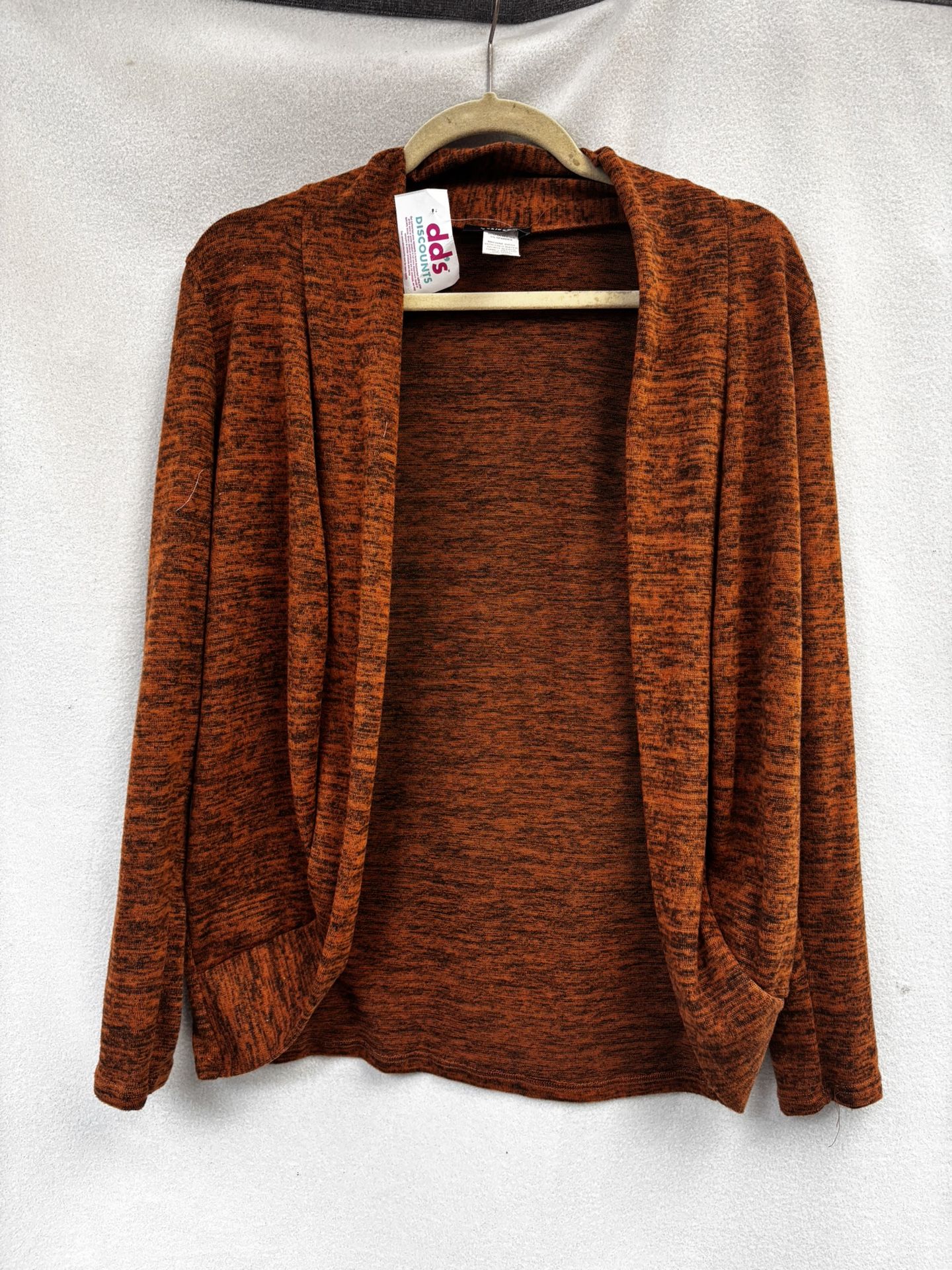 New Medium Women’s Orange Black Cardigan