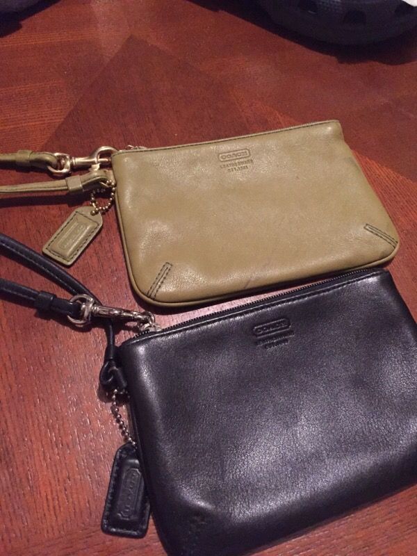 Coach wristlets
