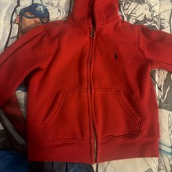 Polo Red Hoodie 
