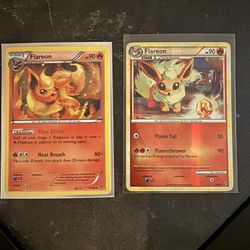 Flareon Set Reverse Holo & Holo