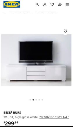 IKEA Bestas Burs TV Stand-New in box