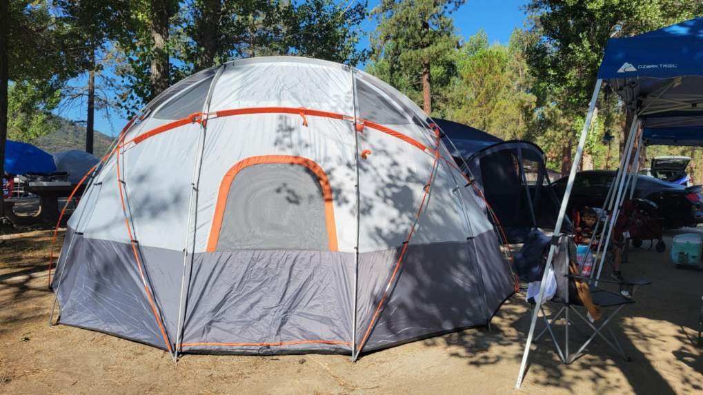 Ozark Trail 12-Person Base Camp Tent with Light