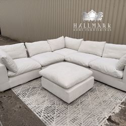6-Piece XL Performance Cloud Sectional
