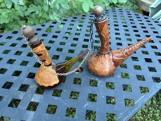 2 Vintage Spanish Wine Carrons