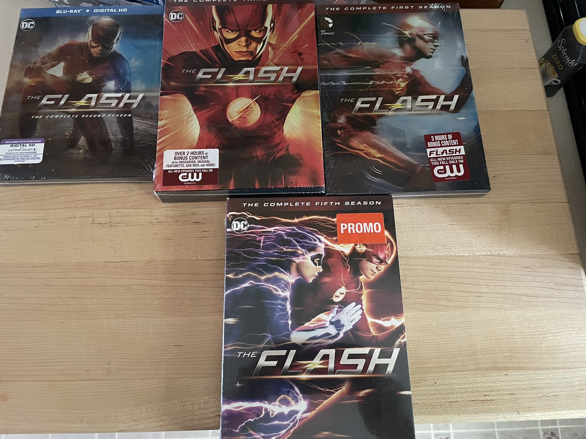 The Flash Series Complete Seasons 1-3 & 5 1 2 3 5 Dvd DVD & Blu-ray New Sealed
