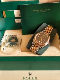Rolex datejust 41 rose gold
