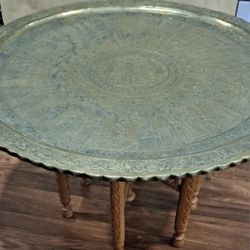 Brass Round Table 