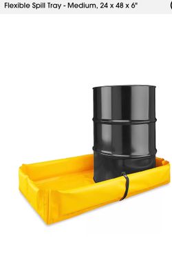 NEW ULINE Flexible Spill Tray – 30 Gal Capacity
