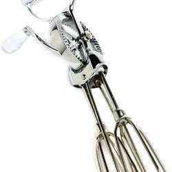 🥚 New Norpro 12-inch Classic Hand Crank Egg Beater, 18/10 Style, Stainless Steel