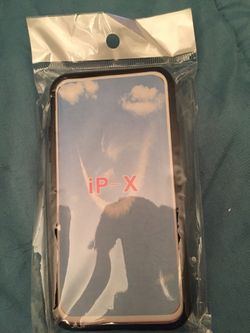 iPhone X Dark Blue Case with card slot
