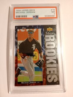 1994 Upper Deck Baseball Michael Jordan Star Rookies PSA 7 near mint