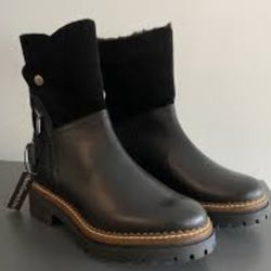 Fabianelli Italian Leather Boots , Size 6.5US