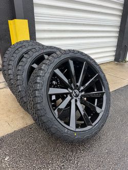🔥 24” Wheels & Tires for Chevy Silverado / GMC Sierra / Tahoe 🔥