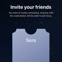 Sora 2 Invite Codes