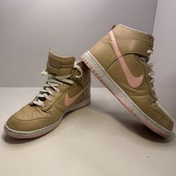 Nike Dunk High Premium 624512-200 Tan Pink Men’s Size 11 2013 Retro Sneakers