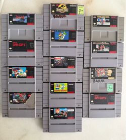 Super Nintendo SNES Game Lot Multiple Classics Included