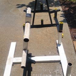Badass Olympic Weight Plate & Barbell Storage Racks - Heavy Duty!