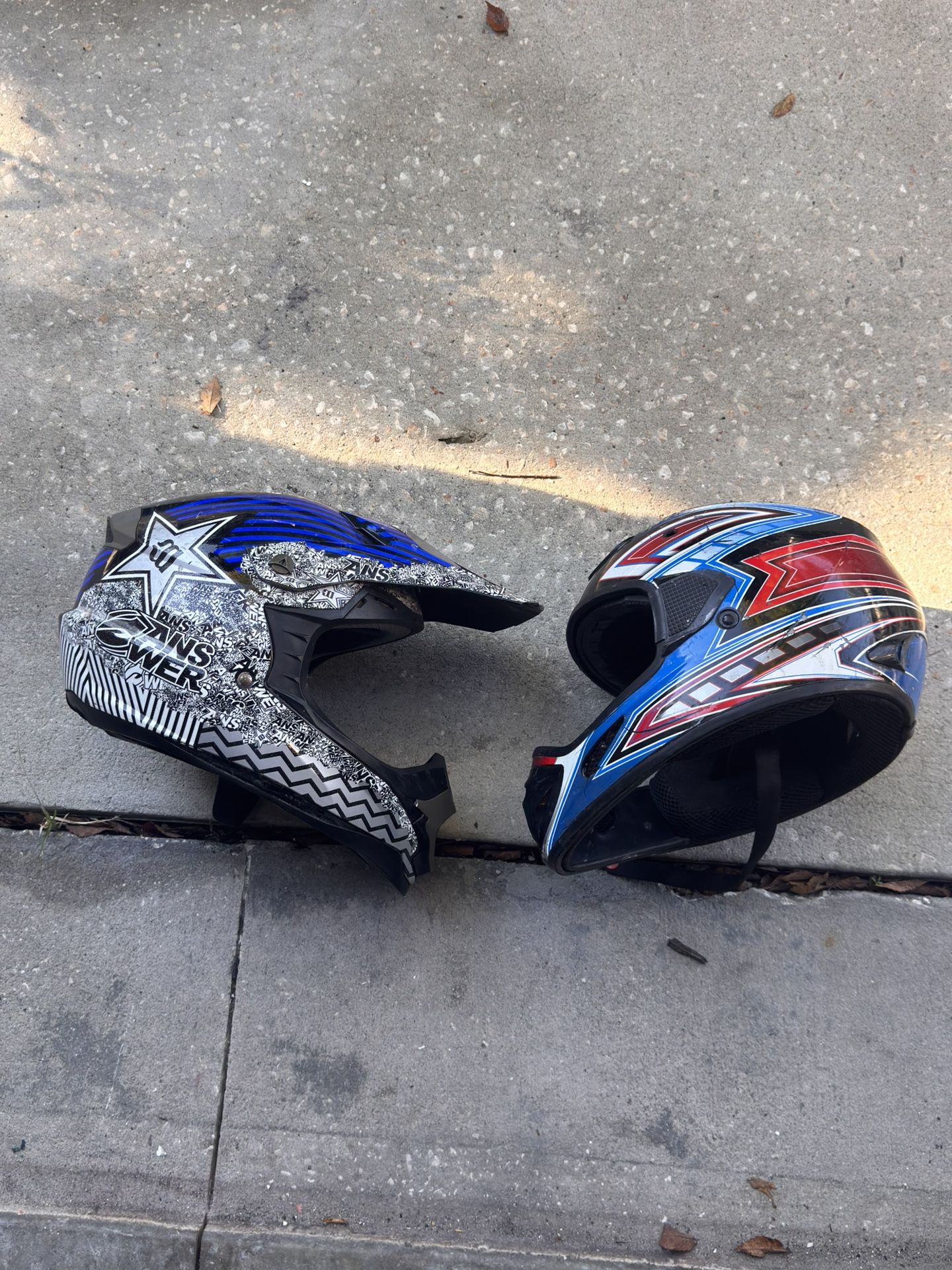 Motocross / Dirt Bike Helmets – Good Condition – Great Deal!