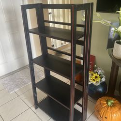 Folding shelves, end table, nightstand, mirror