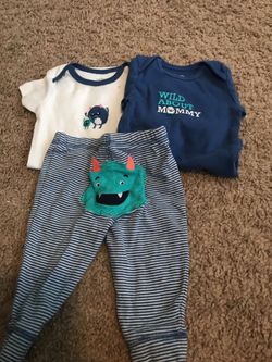 Boy 3 months carter set
