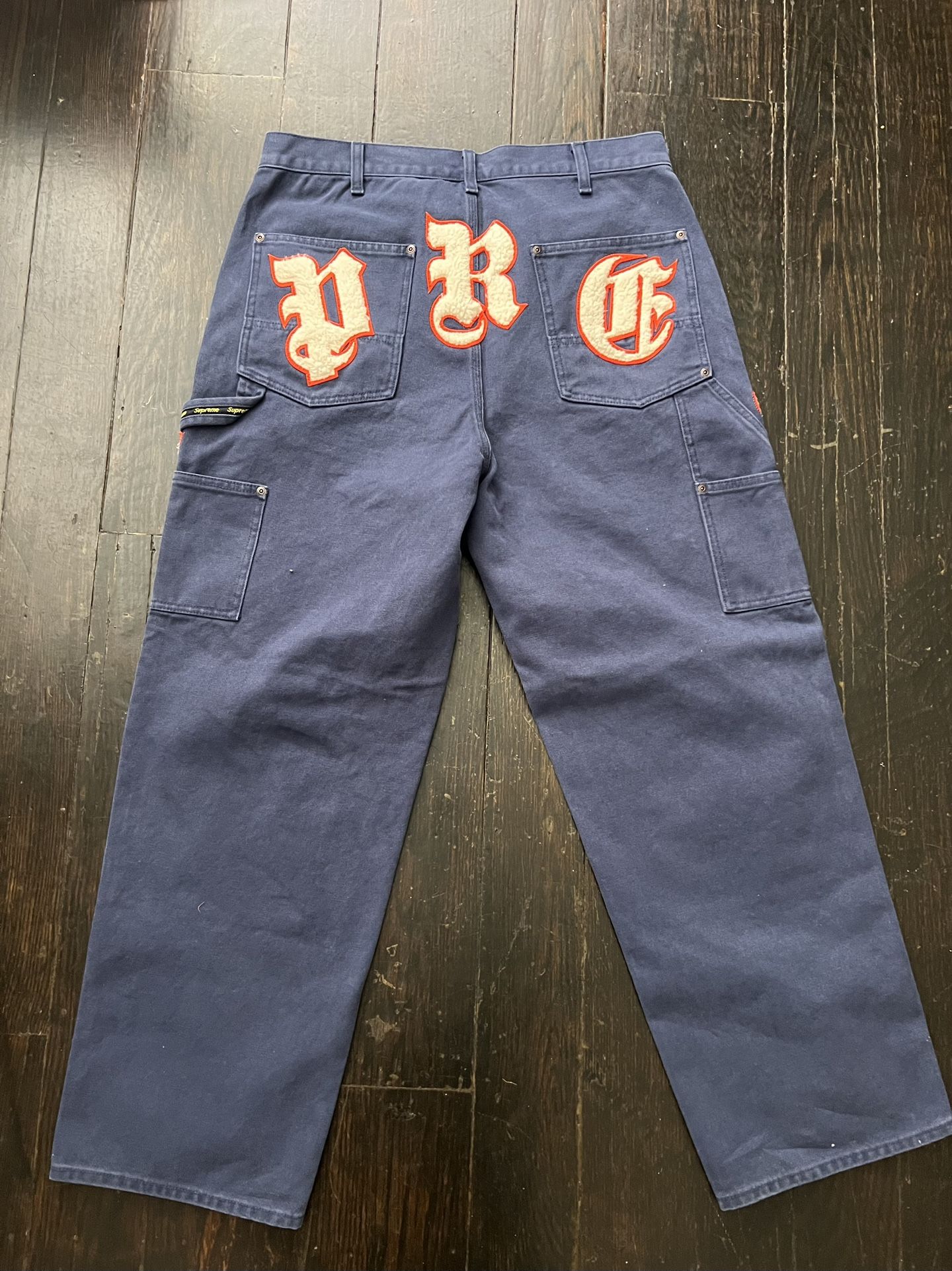 Supreme Old English Canvas Double Knee Painter Pants