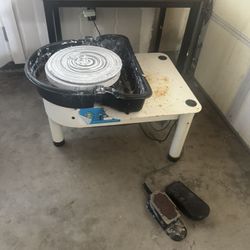 Pottery Wheel, Kiln, and Misc Tools