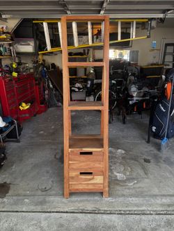 Heavy Wood Shelving Unit