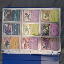 Binder With Pokémon, Magic, And Some Basketball Cards