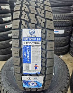 LT225/75R16 Lion Sport A/T Set Of 4 New Tires