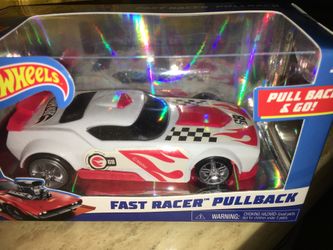 Hot Wheels Fast Racer Pull Back & Go $10 Each Brand New In Package
