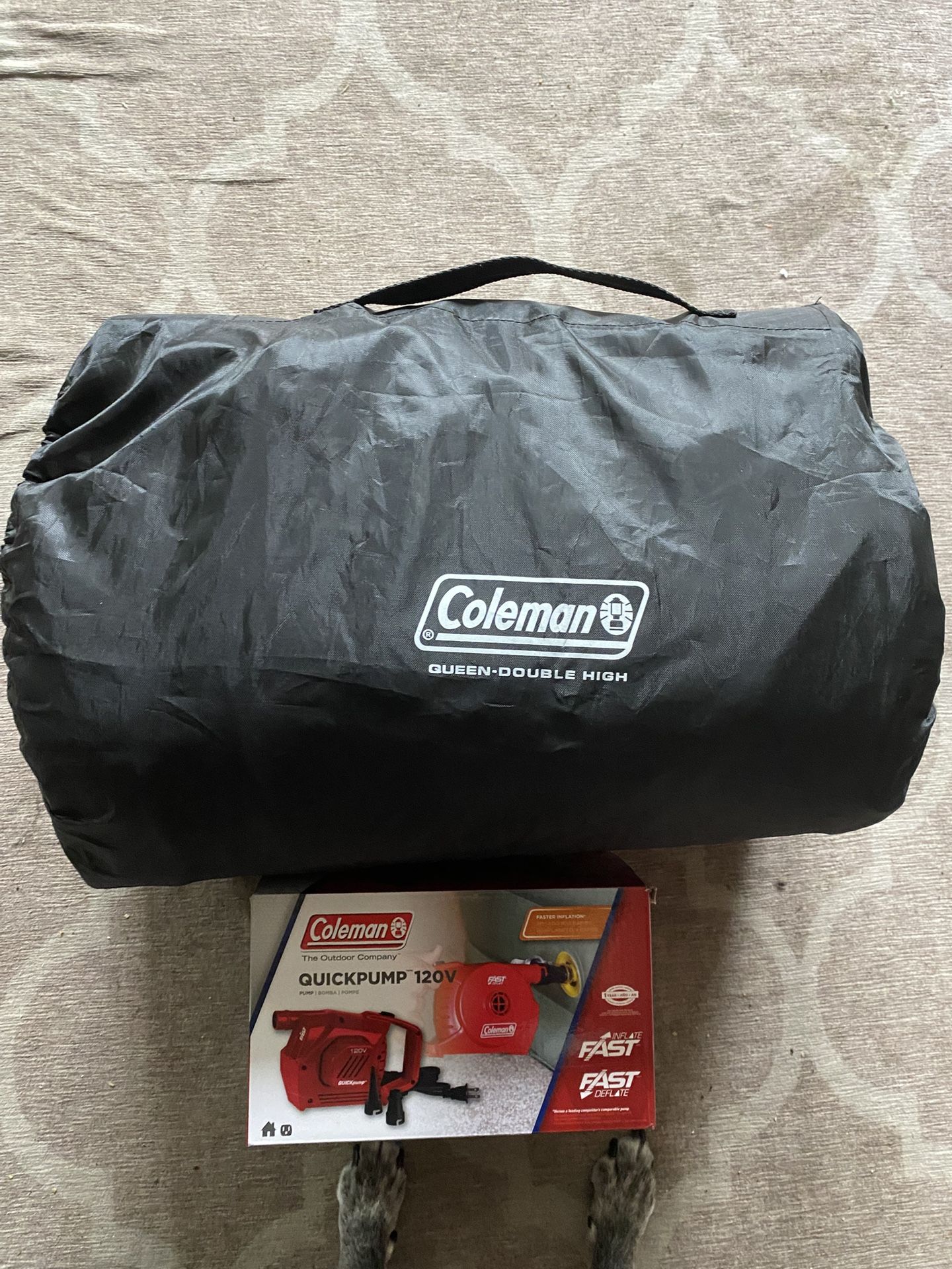 Coleman Air Mattress And Pump